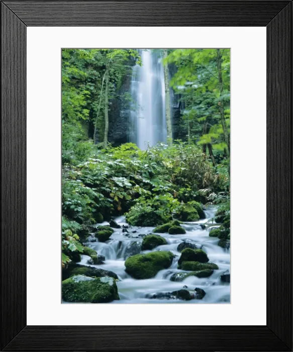 Framed Print : Oirase Valley waterfall Framed Print : Oirase Valley waterfall