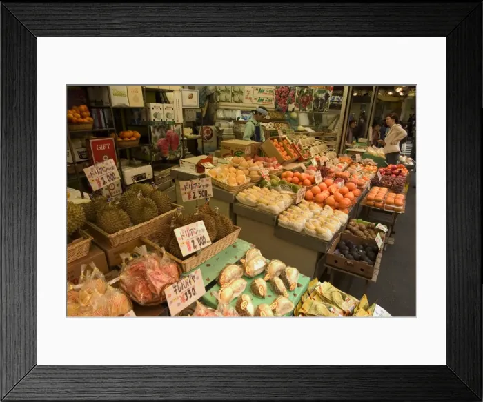 Framed Print : Fruit shop stand Framed Print : Fruit shop stand