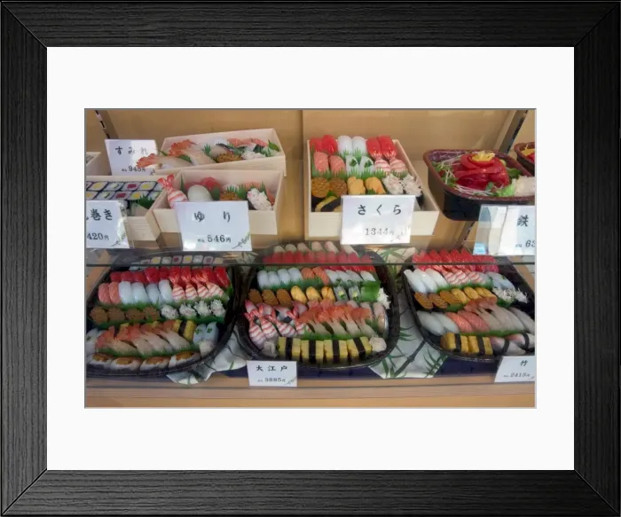 Framed Print : Sushi shop Framed Print : Sushi shop