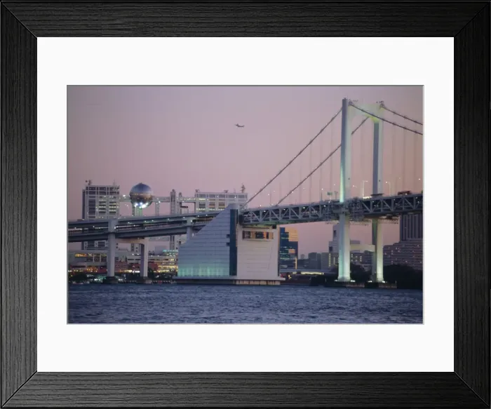 Framed Print : Odaiba, Rainbow Bridge Framed Print : Odaiba, Rainbow Bridge