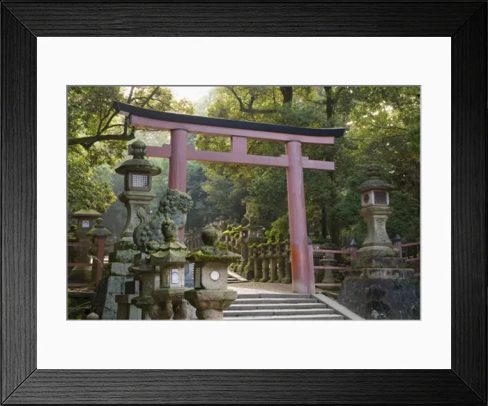 Framed Print : Entrance, Kasuga-Taisha Shrine Framed Print : Entrance, Kasuga-Taisha Shrine