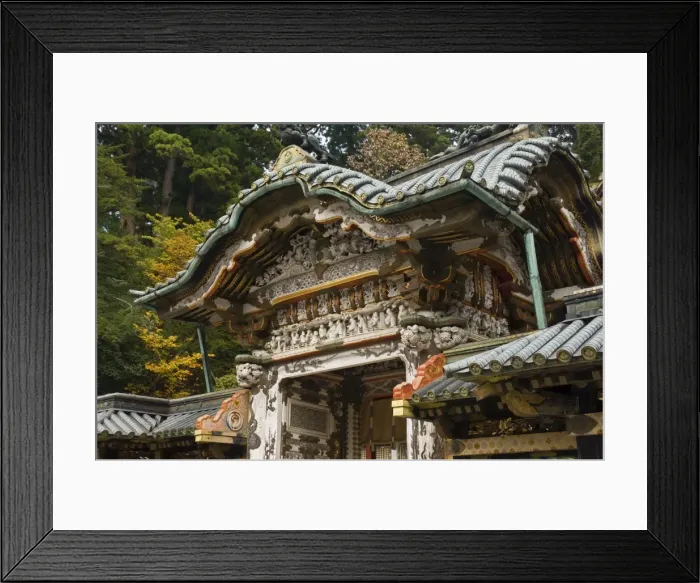 Framed Print : Main Hall, Tosho-gu Shrine Framed Print : Main Hall, Tosho-gu Shrine