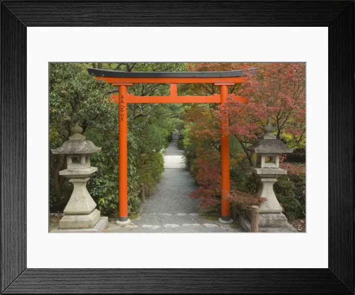 Framed Print : Torii, Ryoan-ji Temple Framed Print : Torii, Ryoan-ji Temple