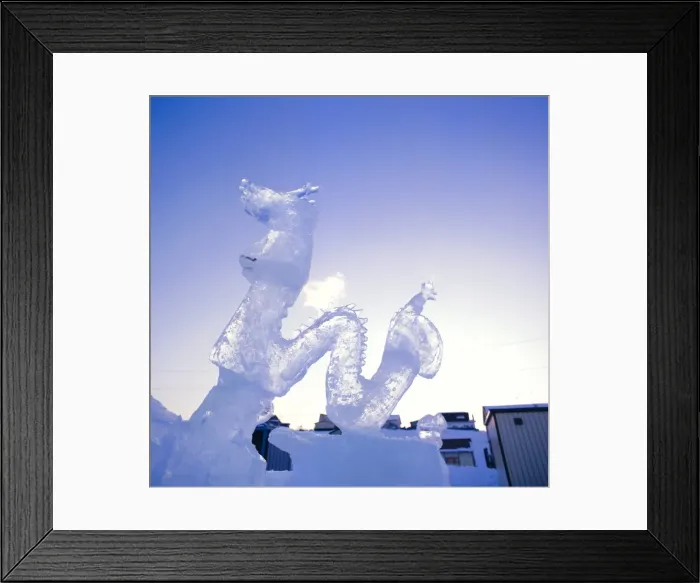 Framed Print : Ice carving Framed Print : Ice carving