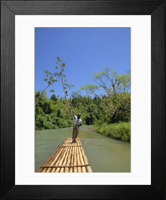 Framed Print : Rafting, Jamaica Framed Print : Rafting, Jamaica