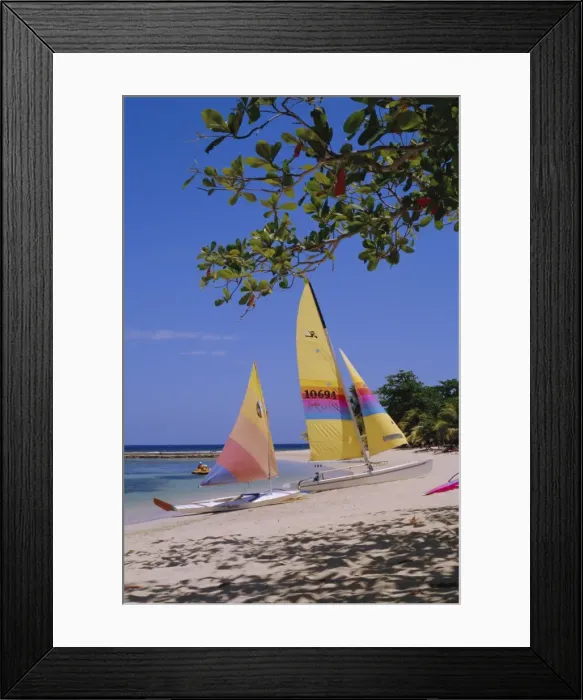 Framed Print : Half Moon Club beach Framed Print : Half Moon Club beach