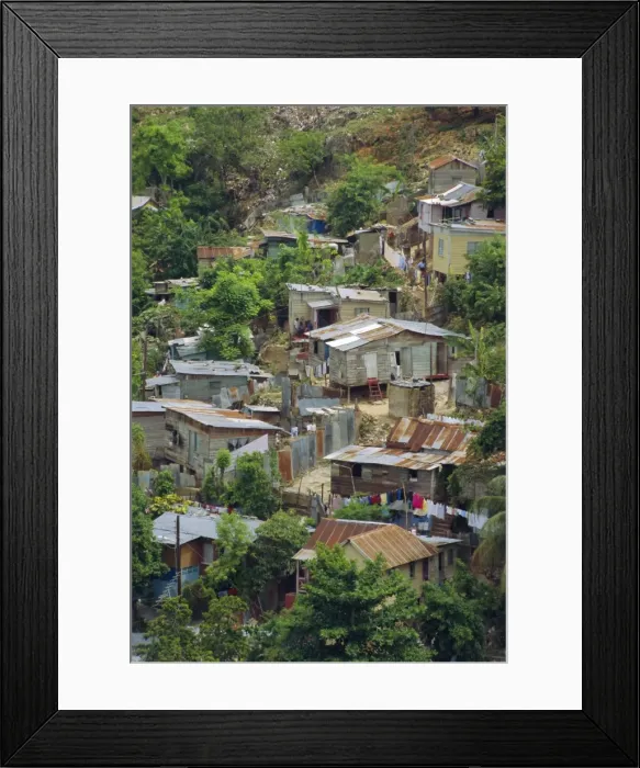 Framed Print : Shanty town Framed Print : Shanty town