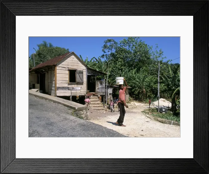 Framed Print : Maroon Town Framed Print : Maroon Town