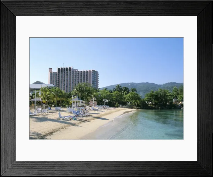 Framed Print : Jamaica Grande Hotel Framed Print : Jamaica Grande Hotel
