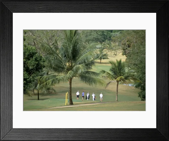 Framed Print : Sandals golf course Framed Print : Sandals golf course