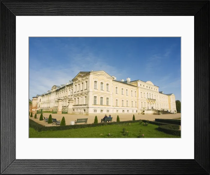 Framed Print : Baroque style Rundales Palace Framed Print : Baroque style Rundales Palace