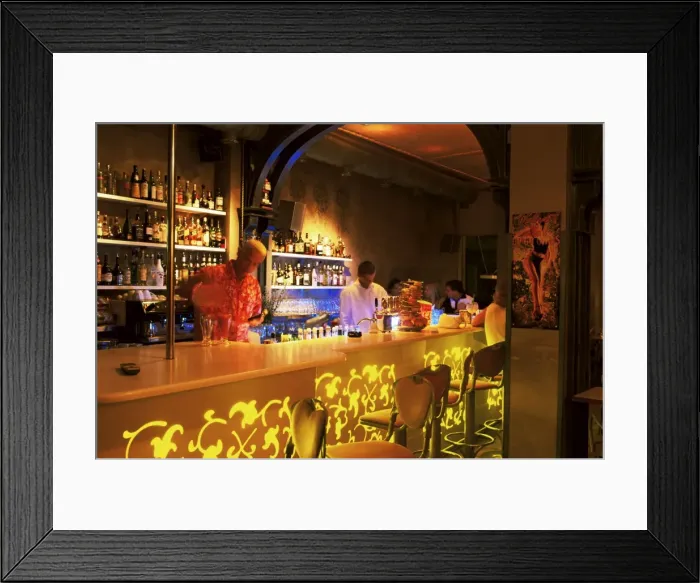 Framed Print : Trendy bar Framed Print : Trendy bar