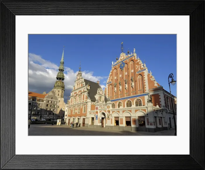 Framed Print : House of the Blackheads (Melngalvju Nams) Framed Print : House of the Blackheads (Melngalvju Nams)