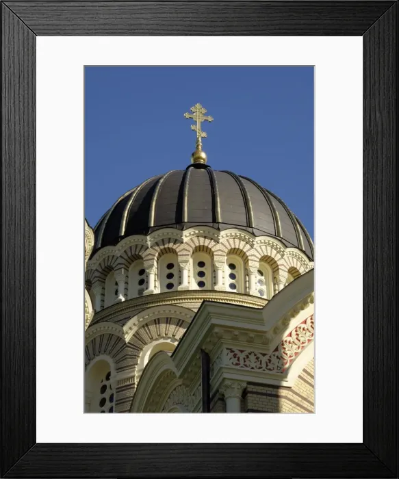 Framed Print : Russian Orthodox Cathedral Framed Print : Russian Orthodox Cathedral
