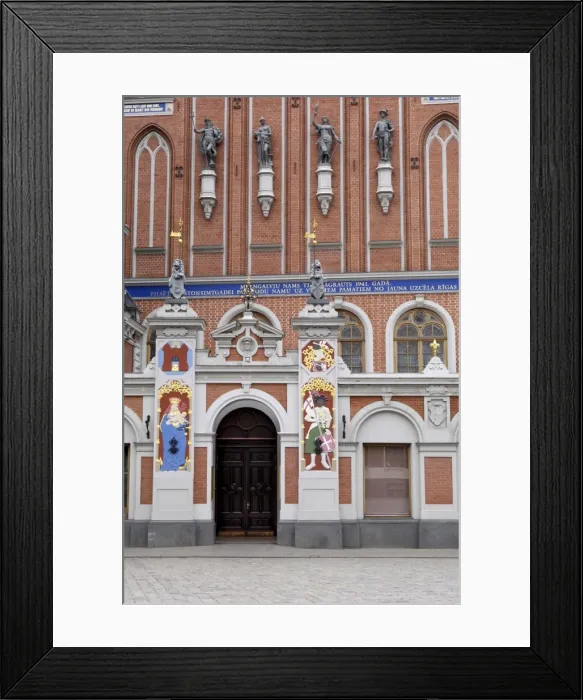 Framed Print : House of the Blackheads Framed Print : House of the Blackheads