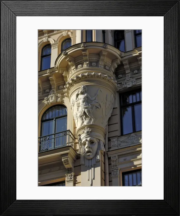 Framed Print : Art Nouveau architecture Framed Print : Art Nouveau architecture