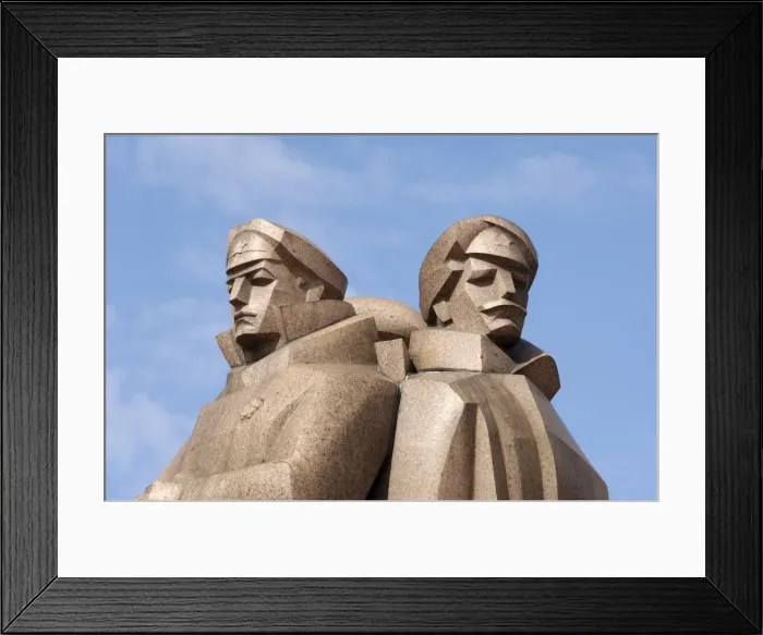 Framed Print : Monument to the Latvian Riflemen Framed Print : Monument to the Latvian Riflemen