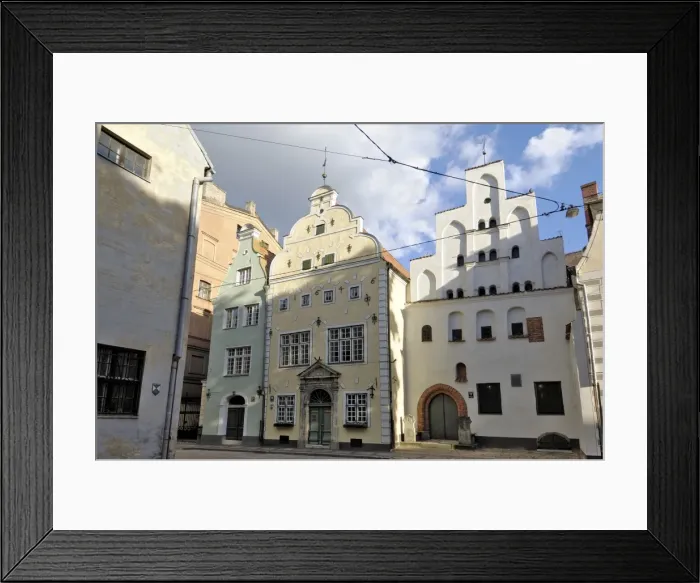 Framed Print : Architecture of the Old Town (the Three Brothers) Framed Print : Architecture of the Old Town (the Three Brothers)