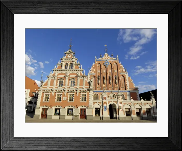 Framed Print : House of the Blackheads Framed Print : House of the Blackheads