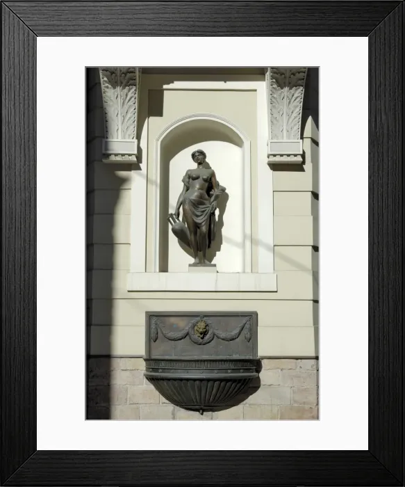 Framed Print : Water fountain in the Old Town Framed Print : Water fountain in the Old Town