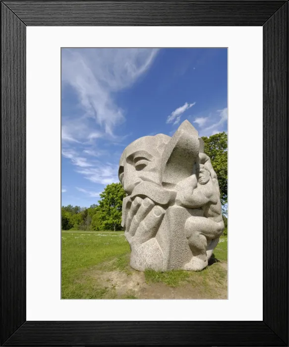 Framed Print : Sculpture Folklore Park Framed Print : Sculpture Folklore Park