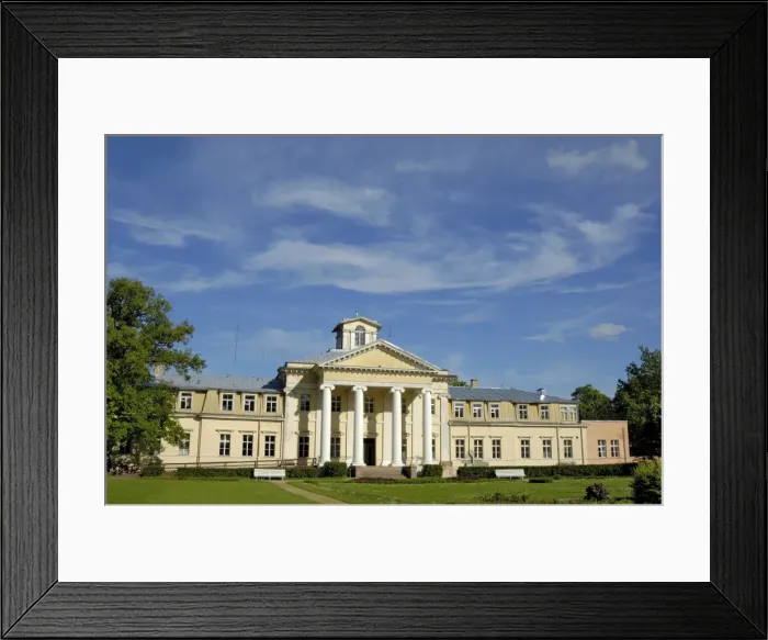 Framed Print : Krimulda Palace Framed Print : Krimulda Palace
