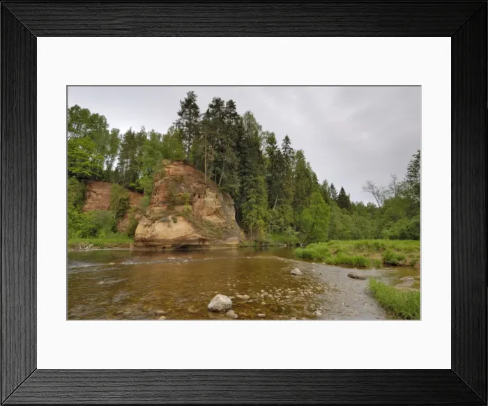 Framed Print : Vartes Rock Framed Print : Vartes Rock