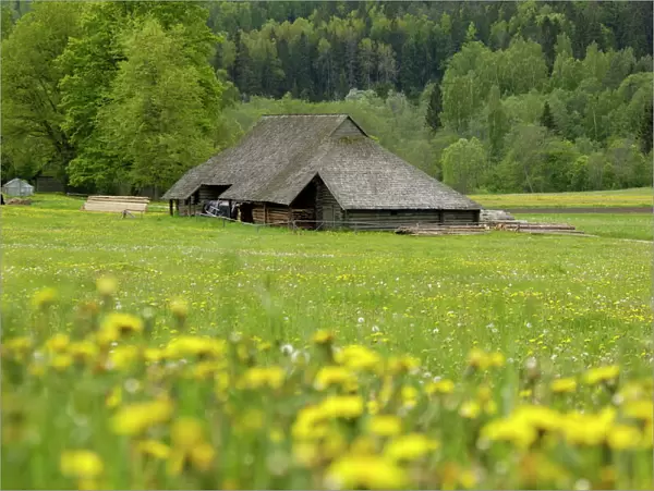 Typical Latvian farmstead