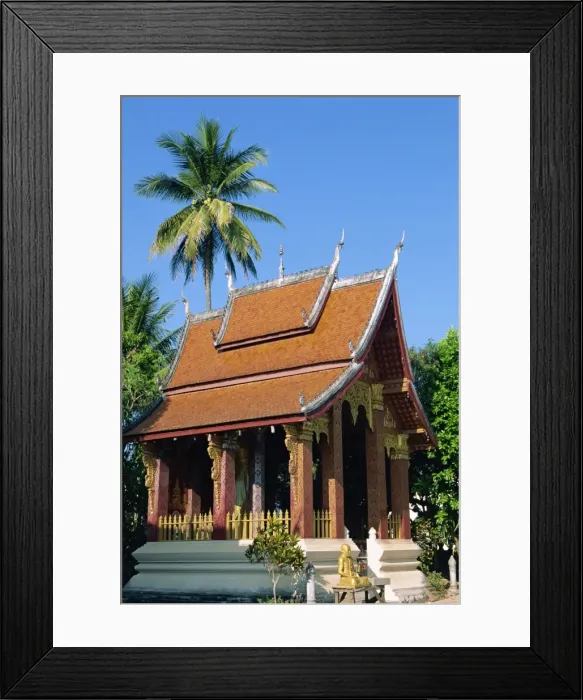 Framed Print : The Sensoukharam Temple in Luang Prabang Framed Print : The Sensoukharam Temple in Luang Prabang