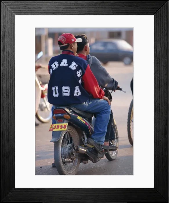 Framed Print : Young boy in western clothes Framed Print : Young boy in western clothes