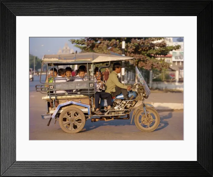Framed Print : Jumbo motorcycle taxi Framed Print : Jumbo motorcycle taxi