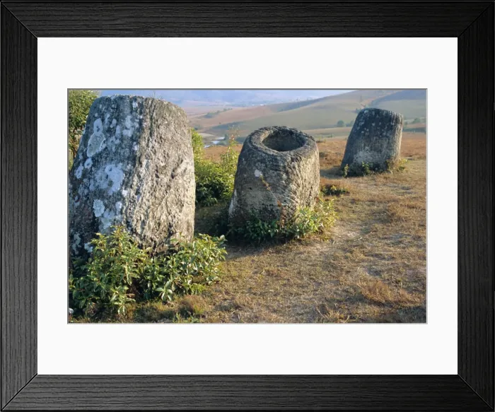 Framed Print : Plain of Jars Framed Print : Plain of Jars