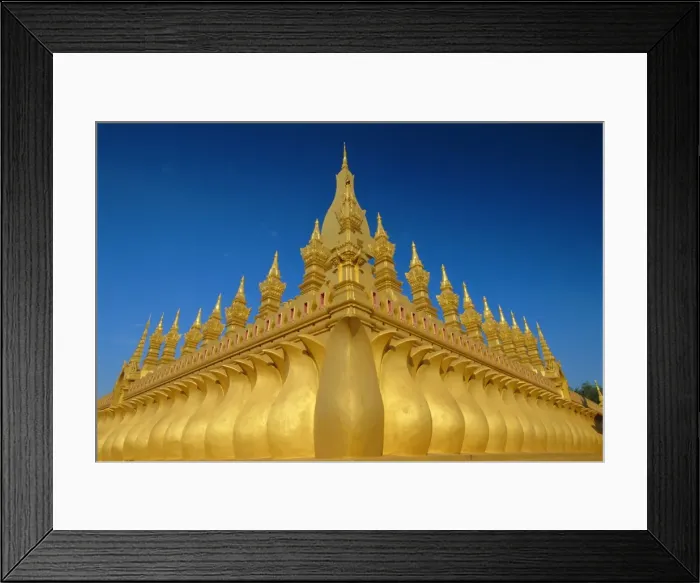 Framed Print : Gold stupas Framed Print : Gold stupas