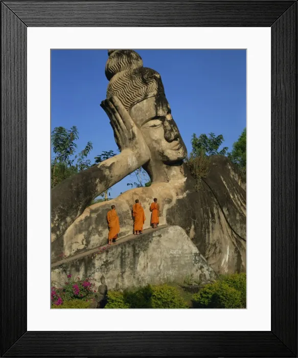 Framed Print : Buddha at Xieng Khuan Framed Print : Buddha at Xieng Khuan