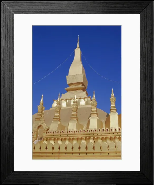 Framed Print : That Luang (That Louang) stupa Framed Print : That Luang (That Louang) stupa