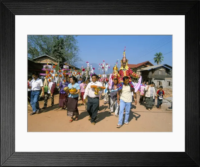 Framed Print : Novice monk ceremony Framed Print : Novice monk ceremony