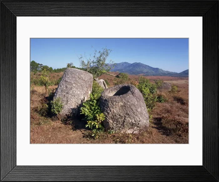 Framed Print : The 2000 year old Plain of Jars Framed Print : The 2000 year old Plain of Jars