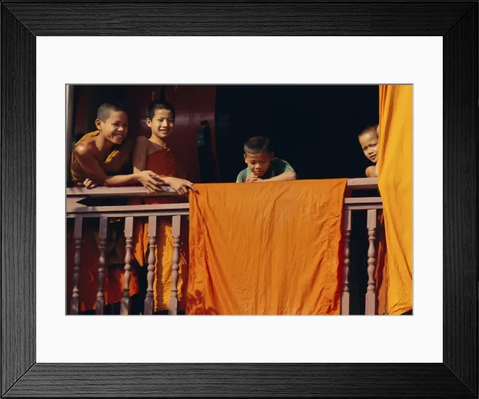 Framed Print : Boys, Vientiane Framed Print : Boys, Vientiane