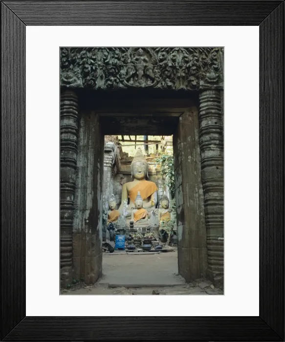 Framed Print : Buddha, Wat Phu Framed Print : Buddha, Wat Phu