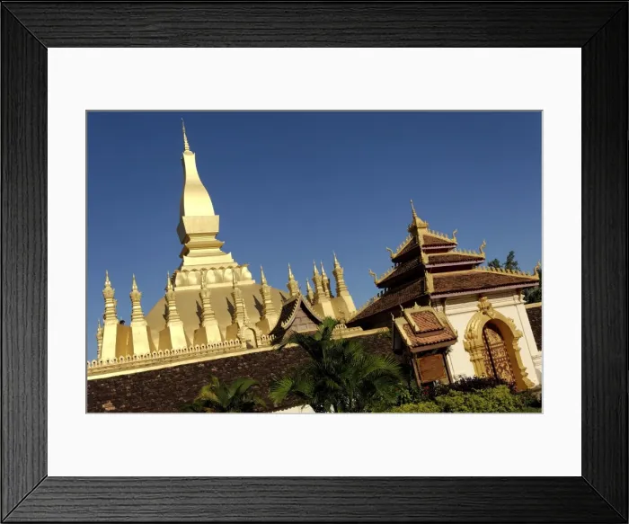 Framed Print : That Luang Stupa Framed Print : That Luang Stupa