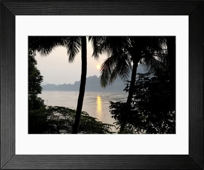 Framed Print : Banks of the Mekong River Framed Print : Banks of the Mekong River