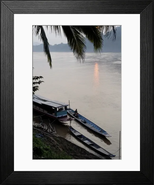 Framed Print : Banks of the Mekong River Framed Print : Banks of the Mekong River