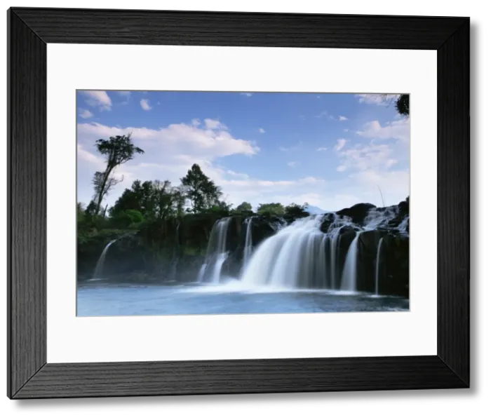 Framed Print : Waterfall, Bolaven Plateau Framed Print : Waterfall, Bolaven Plateau