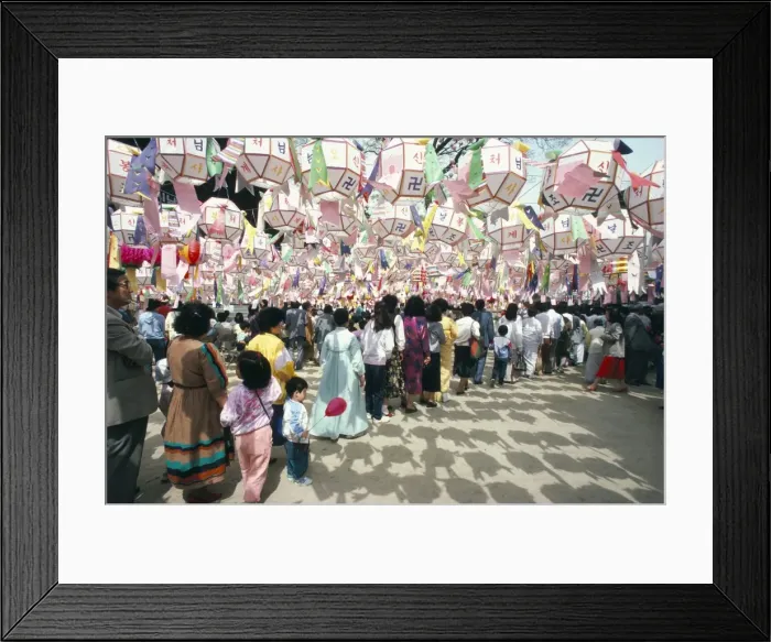 Framed Print : Lantern display at Chogyesa Temple on Buddhas birthday Framed Print : Lantern display at Chogyesa Temple on Buddhas birthday