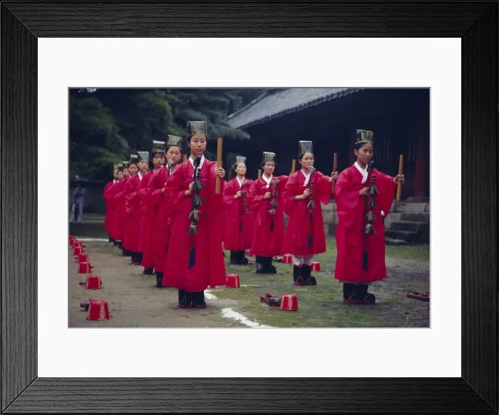 Framed Print : Confucian ceremony Framed Print : Confucian ceremony