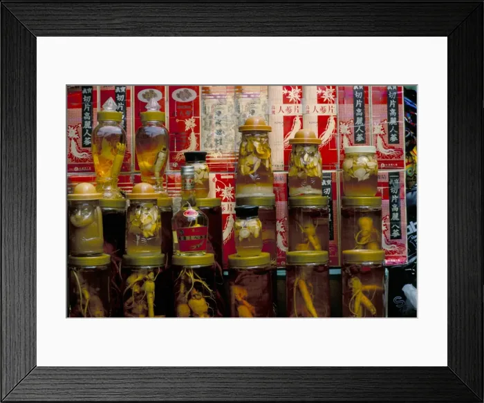 Framed Print : Ginseng shop Framed Print : Ginseng shop