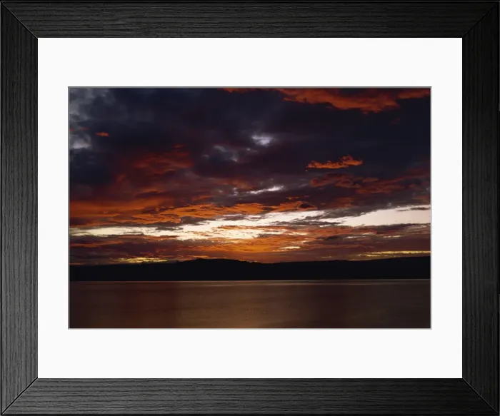 Framed Print : Sunset over Lake Baringo Framed Print : Sunset over Lake Baringo