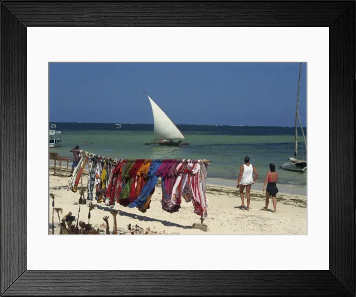 Framed Print : Bamburi Beach Framed Print : Bamburi Beach