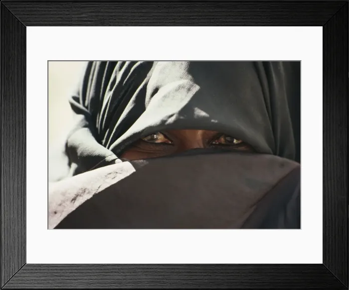 Framed Print : Veiled woman Framed Print : Veiled woman