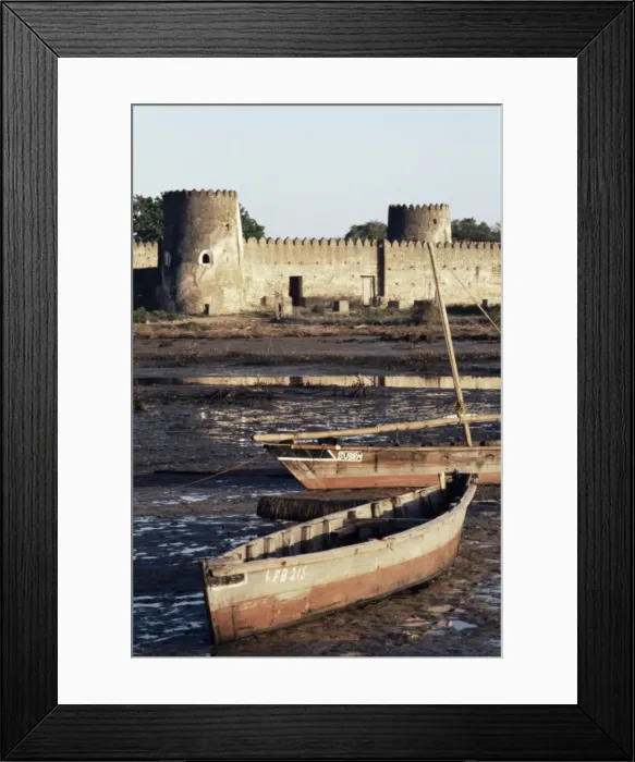 Framed Print : Siyu Fort, Pate Framed Print : Siyu Fort, Pate